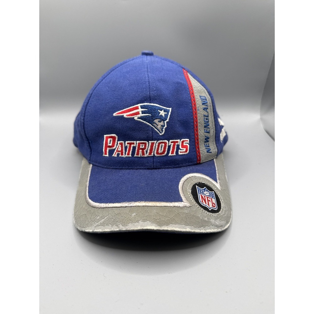 Vintage Y2K New England Patriots PUMA NFL Hat Cap Adjustable Blue Gray Old